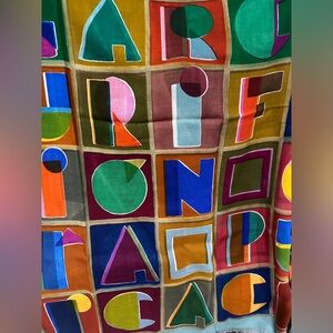 100% Wool scarf Purificacion Garcia PG CODEX WOOL SCARF A